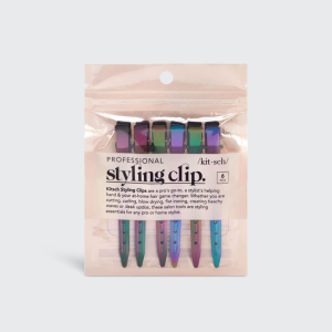 Iridescent Styling Hair Clips 6pc Set